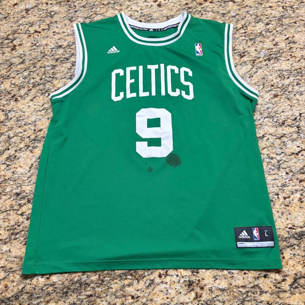 Adidas Boston Celtics Rajon Rondo 9 NBA Jersey Green Mens Large L Basketball